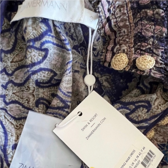 ZIMMERMANN Anneke Maxi Dress. - Picture 5 of 9